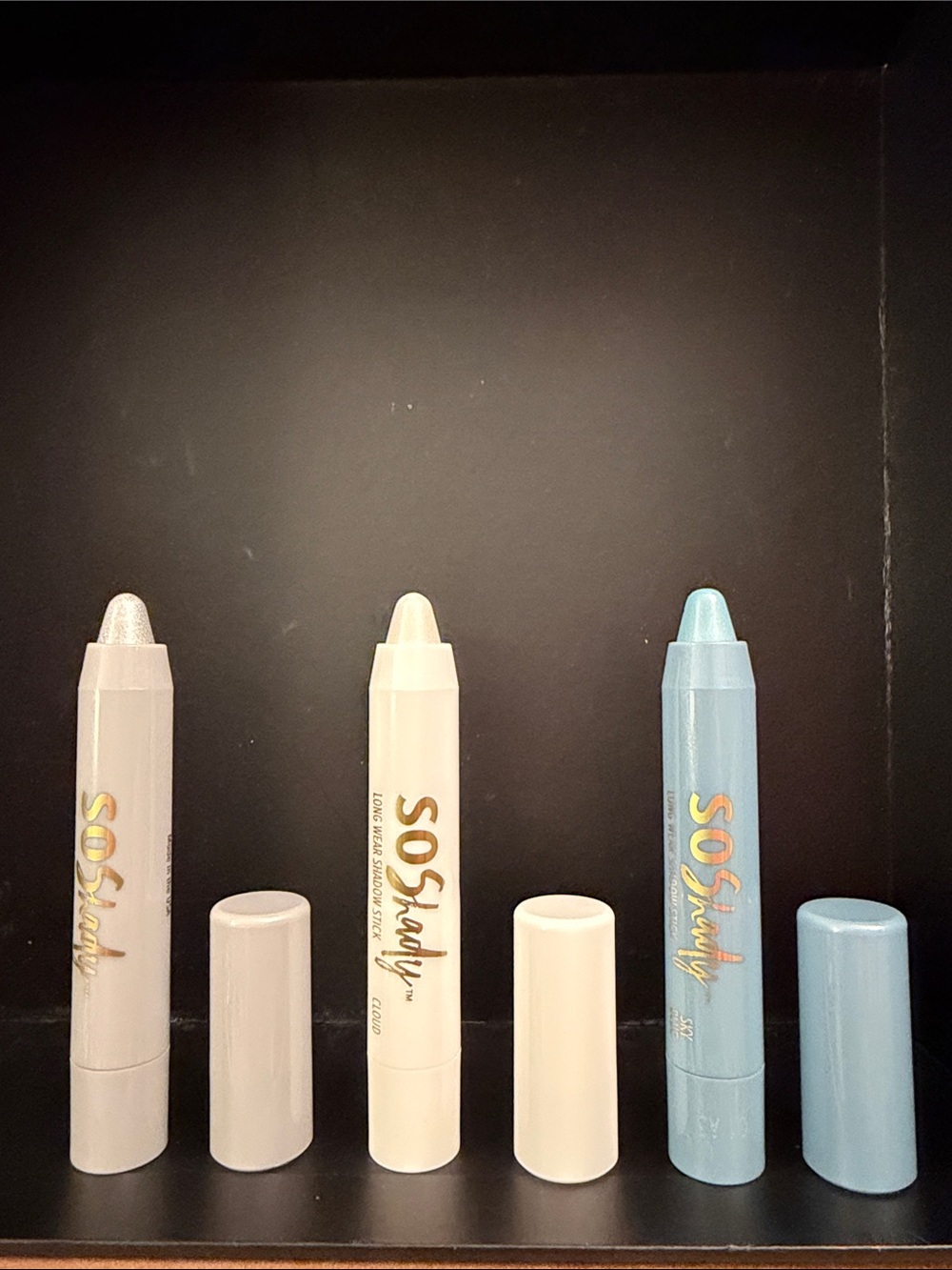 Belle Beauty So Shady Cream Eyeshadow Longwear Shadow Sticks Set of 3 012